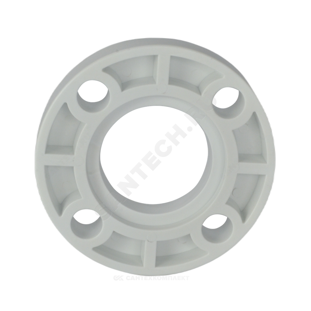 Фланец PP-R белый Ду 65 Ру25 для бурта PP-R Дн 75 VALFEX 10188075