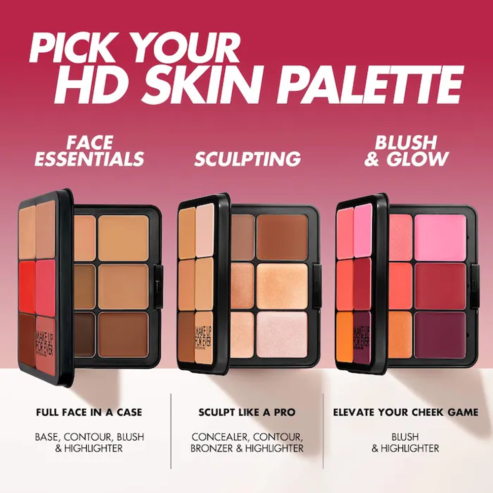 MAKE UP FOR EVER HD Skin Blush & Glow Longwear Cream Face Palette