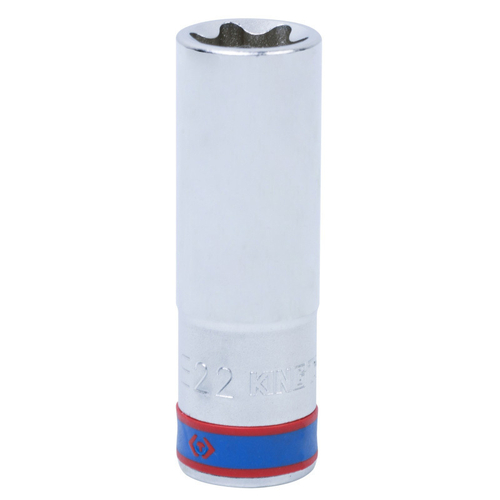 KING TONY (427522M) Головка торцевая глубокая TORX Е-стандарт 1/2", E22