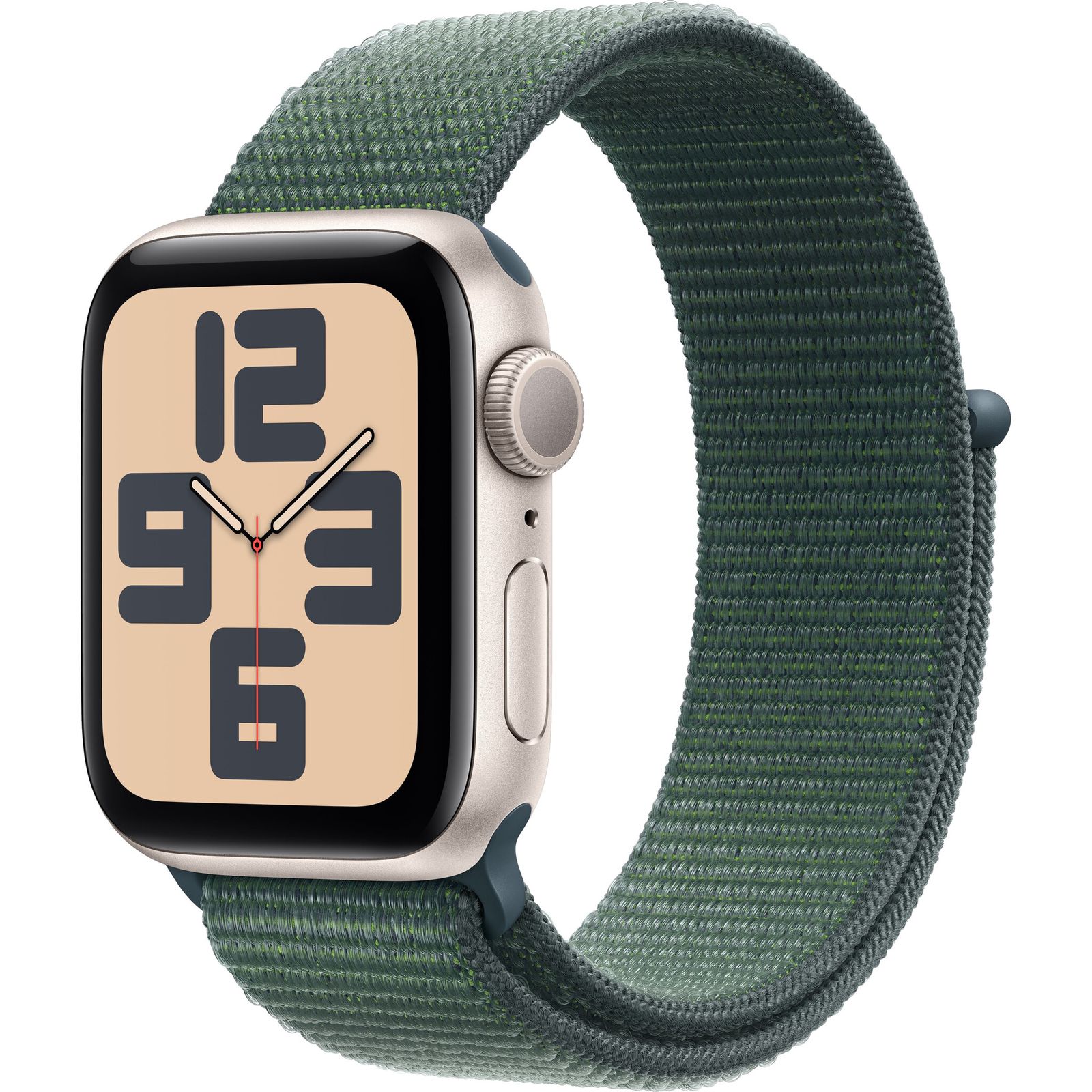 Умные часы Apple Watch SE 2 40мм Starlight Aluminum Case с Lake Green Sport Loop