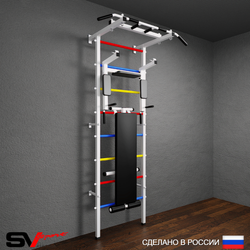 Шведская стенка Sv Pro 804 (Турник Pro/Брусья/стойка/Скамья)