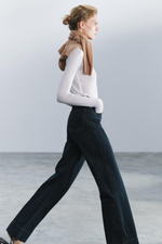 ДЖИНСЫ FLARE С ВЫСОКОЙ ПОСАДКОЙ — ZW COLLECTION — ZARA