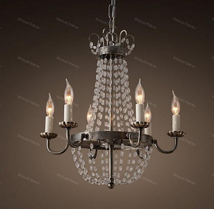 Люстра MARCH? FRENCH EMPIRE GLASS Restoration Hardware 68290473