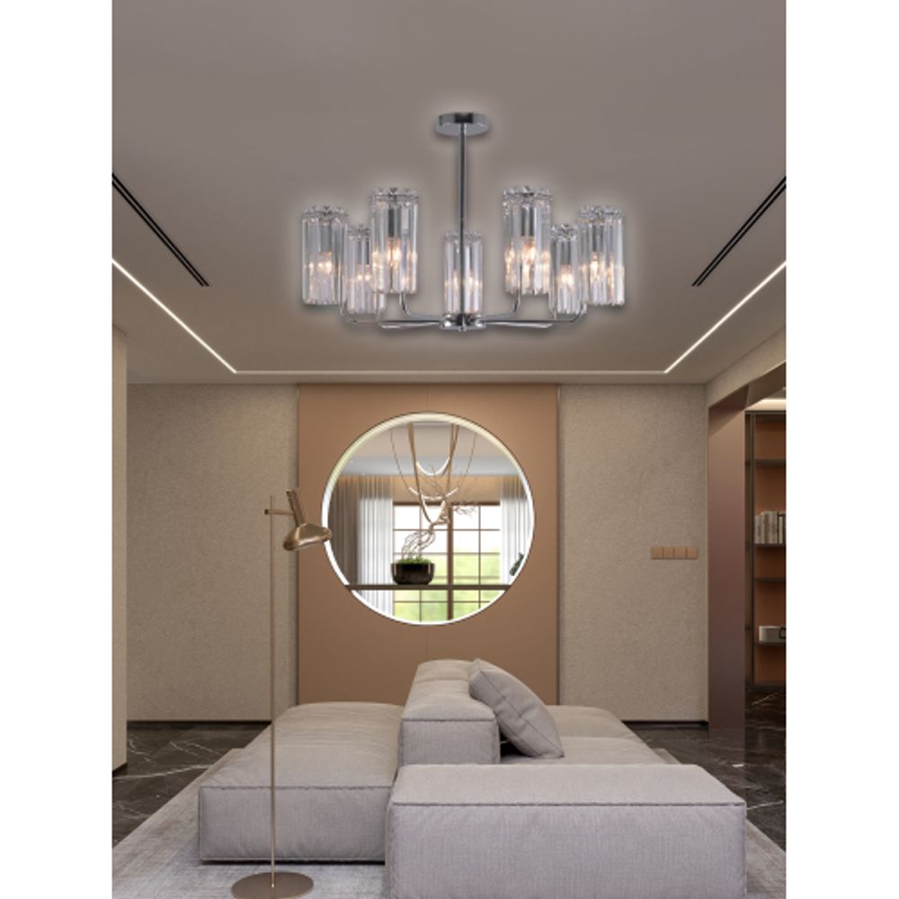 Люстра Rivoli Ifa 1063-307 7хЕ14 40 Вт хрусталь | Rivoli