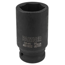 Головка ударная глубокая 32мм 6гр. 3/4'' Partner PA-46510032