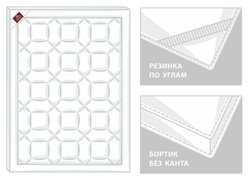 Наматрасник-топпер 200х200 German Grass Мэррис (Topper Wool)