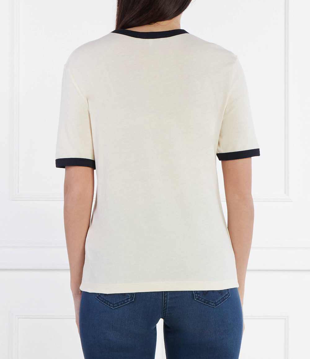 Футболка MONOTYPE FLOCK Tommy Hilfiger - кремовый(WW0WW41208)