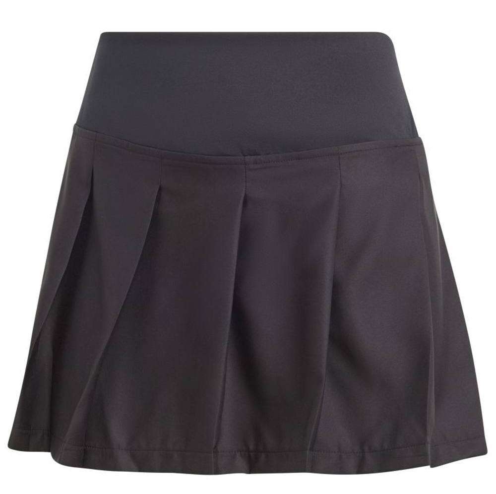Теннисная юбка Adidas Pleat Skirt Pro - black/neon yellow