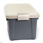Ящик многофункц. особопрочный СЛЕДОПЫТ Expedition Box, 40 л, 600х360х320 мм, цв. графит/бежевый/3/