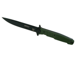 Складной нож Финка-2 Blackwash сталь D2, рукоять Olive , НОКС 349-700106