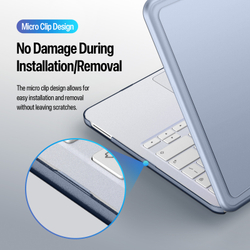 Чехол тонированный синий для ноутбука MacBook Neo 13 (с 2026-), серии LCGB Series Protective от Dux Ducis