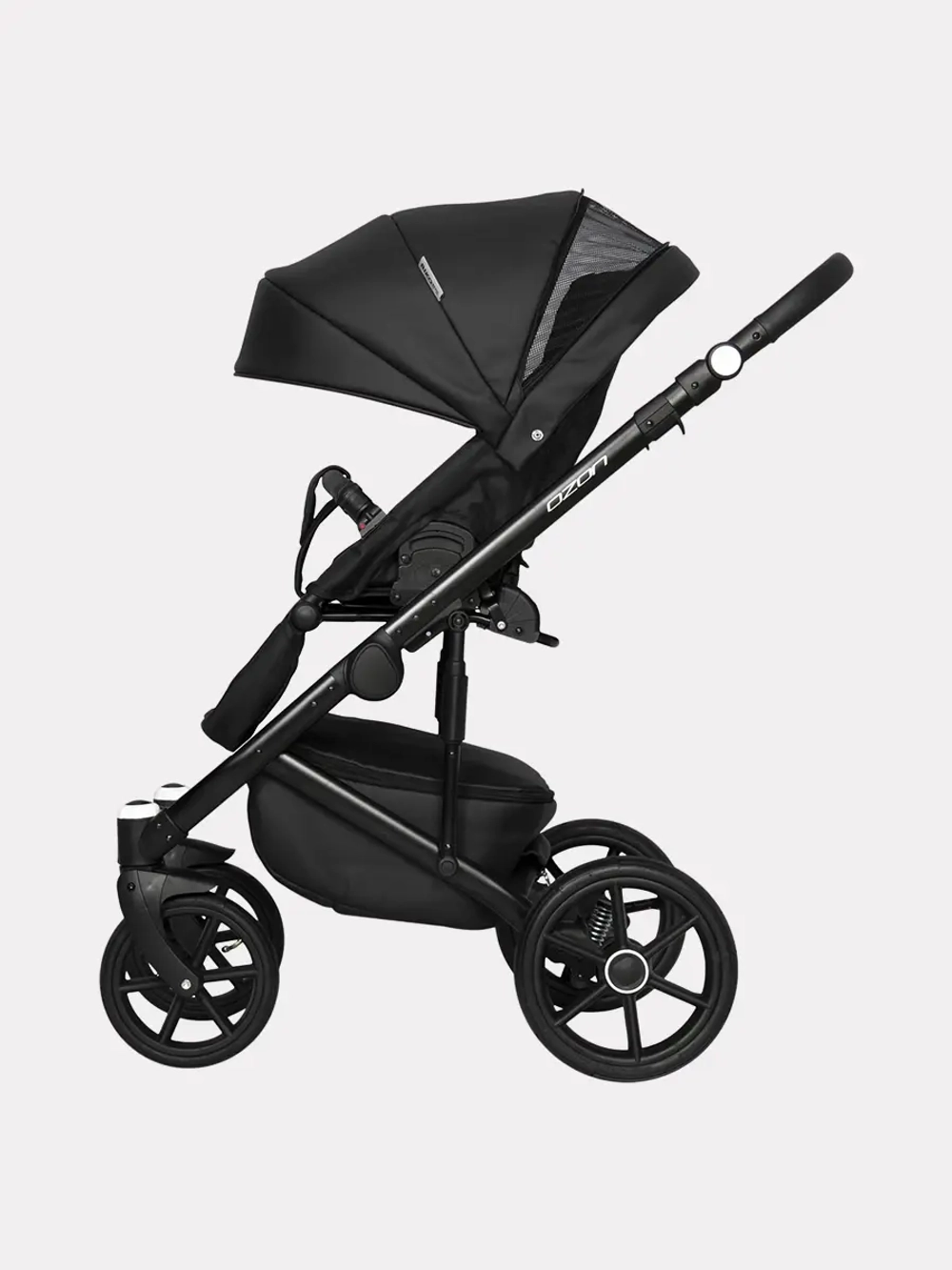 Коляска 2 в 1 Riko Basic Ozon 06 черный