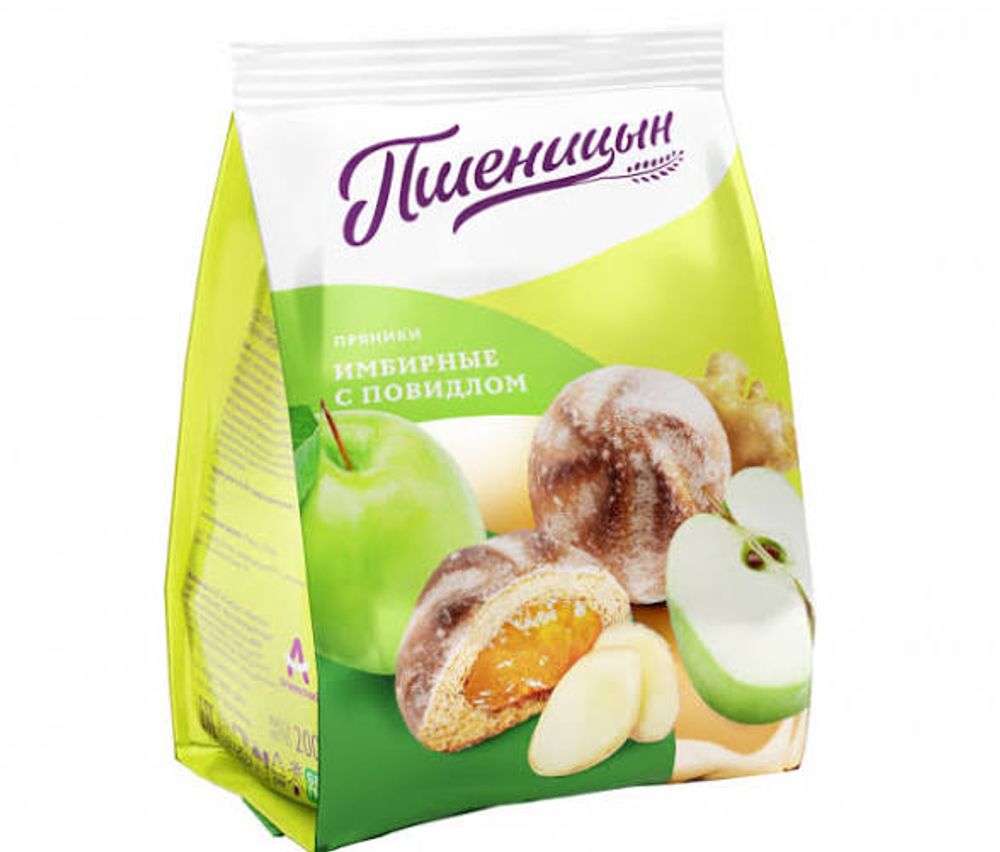 Пряники ИМБИРНЫЕ С ПОВИДЛОМ (Агеевский) вес