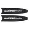 Лопасти Leaderfins Abyss Pro стеклотекстолитовые с наклейкой 20° белая отбортовка