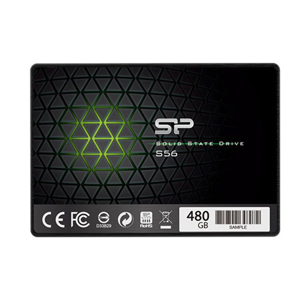 Твердотельный диск 480GB Silicon Power S56, 2.5", SATA III [R/W - 560/530 MB/s] TLC