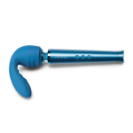 Синяя насадка Flexi 9,2см для вибратора Le Wand Petite LW-044