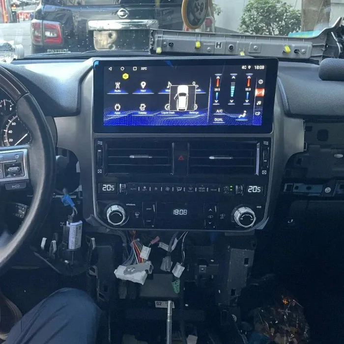 Магнитола для Lexus GX460 2009-2019 - Kuberg ZH-L1120 монитор 11" на Android 12, Быстрая, CarPlay, 4G SIM-слот