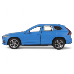 Модель ин. мет. "Volvo XC" r-design матовый синий 12 см, двери, багаж, в коробка Технопарк в кор.2*36шт