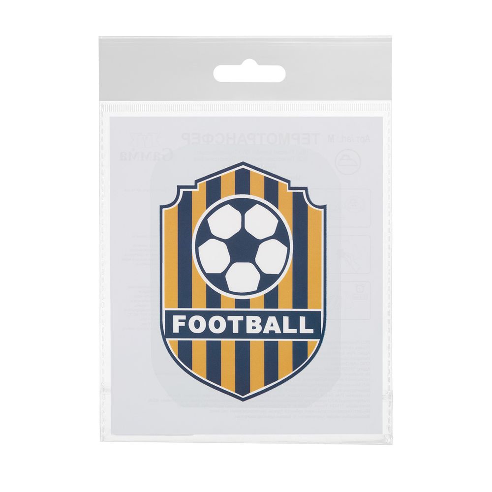 Термотрансфер "Football" 11.5x8 см, 1 шт, Gamma M №01 М-028