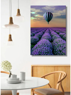 Картина "Цветочный рассвет", интерьерная 50х70см 1шт.