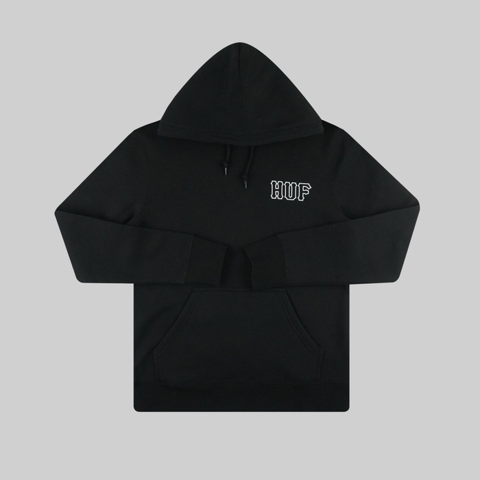 Толстовка мужская HUF Barb Wire артикул:PF00389 BLACK - купить в магазине Дайс