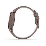 Умные часы Garmin Lily темно-бронзовый безель, корпус цвета Paloma и итальянский кожаный ремешок