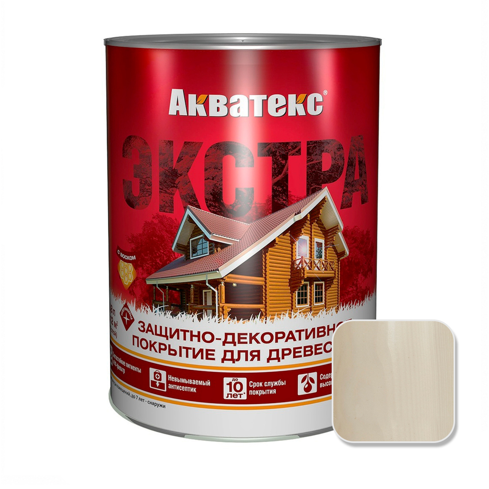 Деревозащита АКВАТЕКС ЭКСТРА Ваниль New 0,8 л