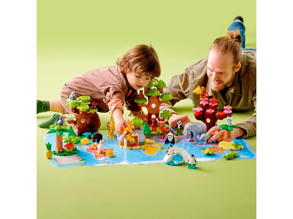 Конструктор LEGO Duplo 10975 Дикие животные мира