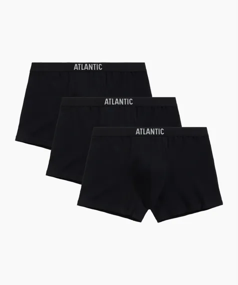 Трусы мужские боксеры (3шт), Atlantic 3MH-011, черный
