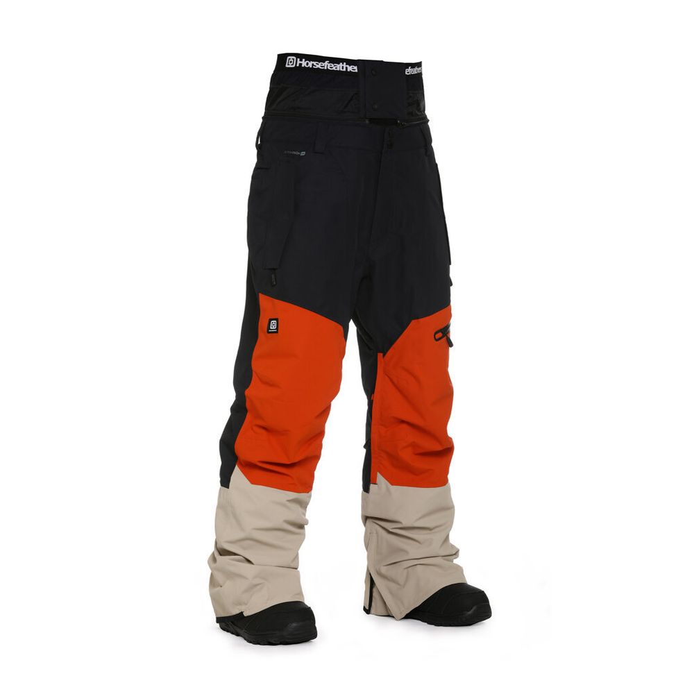 Штаны мужские сноубордические Horsefeathers NELSON PANTS (black/mojave)