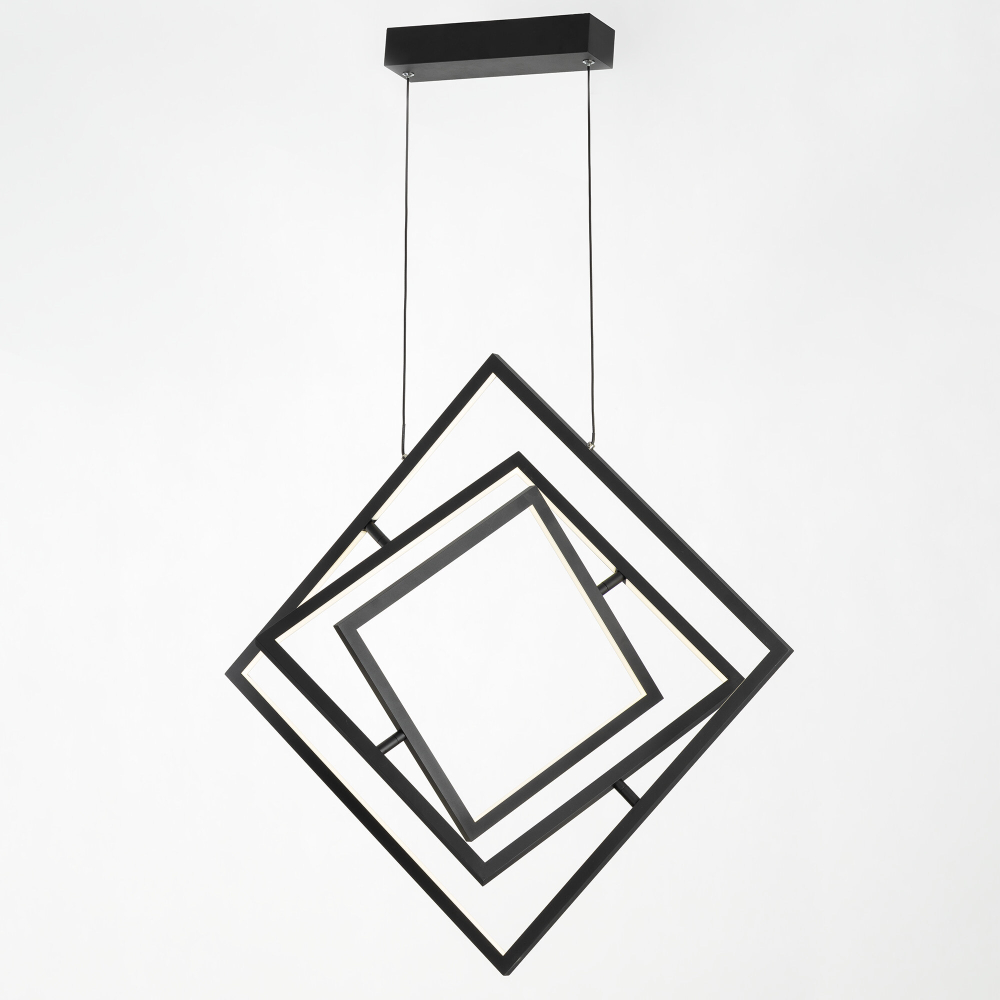 Citilux Cube CL719241 Подвесная светодиодная люстра Чёрная