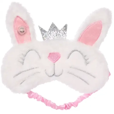 Повязка на глаза для сна «Dark sleep - Bunny Lili», цвет белый, (упаковка ZIPпакет)