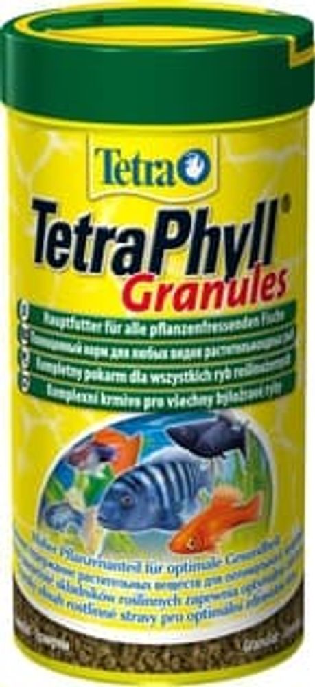 TetraPhyll Granules корм для всех видов рыб растительные гранулы 250 мл TetraPhyll Granules корм для всех видов рыб растительные гранулы 250 мл