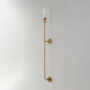 Бра 1*Е14 SIMPLY AP1.2 BRASS латунь Crystal Lux