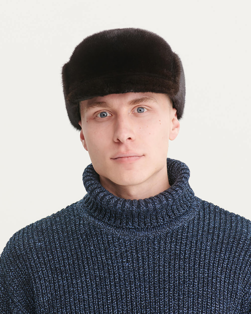 Шапка из меха норки
