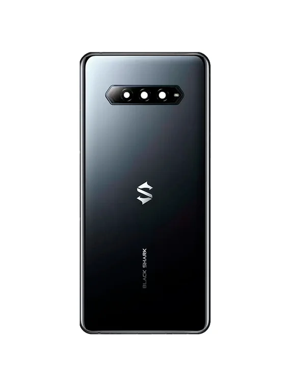 Задняя крышка для XiaoMi Black Shark 4 Pro черная (Black) со стеклом камеры