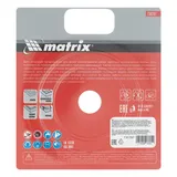 Диск алмазный, отрезной сплошной, 125 х 22.2 мм, тонкий, мокрая резка Matrix Professional — фото 6
