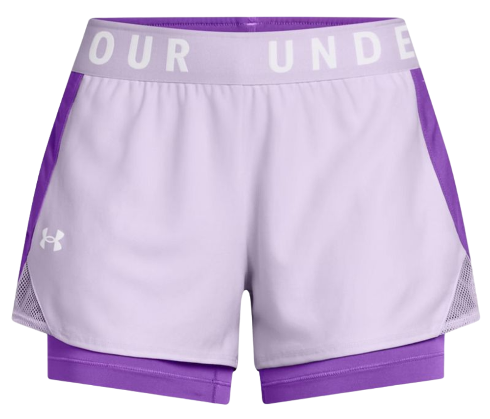 Женские Шорты теннисные Under Armour Play Up 2in1 - Фиолетовый