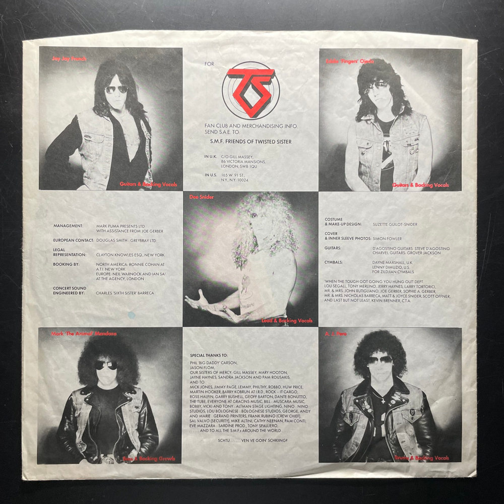 Twisted Sister ‎– You Can't Stop Rock 'N' Roll (Германия 1983г.)