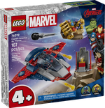 Конструктор Лего Марвел Капитан Америка против Таноса | LEGO Marvel Captain America Thanos 76319, 107 деталей (4+)
