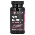 Havasu Nutrition, добавка из серенои с биотином для женщин, 60 капсул