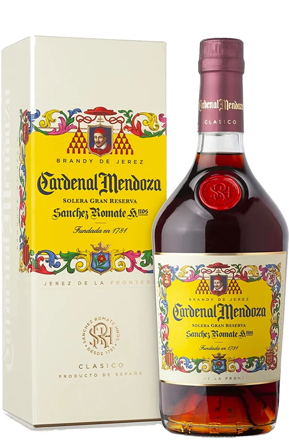 Испанский бренди Cardenal Mendoza Solera Gran Reserva, 0,7 л