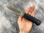 Нож Кузьмич Норт Эксперт, N690, микарта синяя, 349.5256