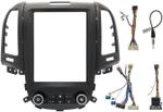 Магнитола для Hyundai Santa Fe 2 2006-2012 (климат, без штатного усилителя, рамка тип 2) - Teyes TPRO 2 монитор 9.7" QLED в стиле "Тесла" на Android 10, Быстрая, 4G SIM-слот