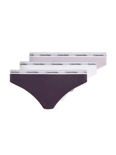 Трусики 3 пары Calvin Klein Underwear - фиолетовый(000QD5207E)