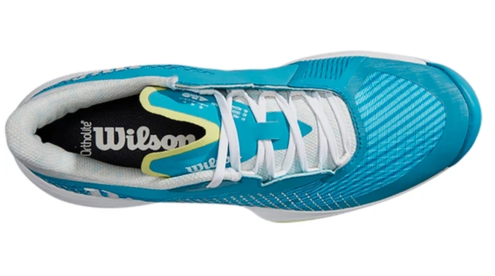 Женские теннисные кроссовки Wilson Kaos Swift 1.5 W - algiers blue/white/snny limy