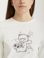 Женский Лонгслив Doodle Bear