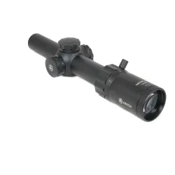 Оптический прицел ARKON Model B 1-8x24 / Аркон Модель Б 1 8 на 24 - вид сзади сбоку, маркировка на окулярной части
