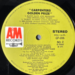 Carpenters ‎– Carpenters Golden Prize (Япония 1971г.)
