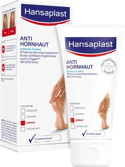 Hansaplast Крем для ног с 20% мочевины, 75 мл